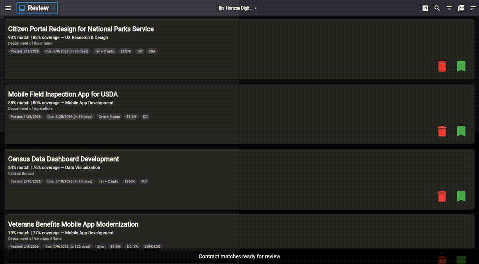 Search & filter demo